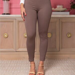 Elegant Chocolate Brown Skinny Pants